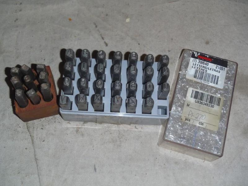 lot 169 image: Hansen 3W60 Letter Punches and Numb...