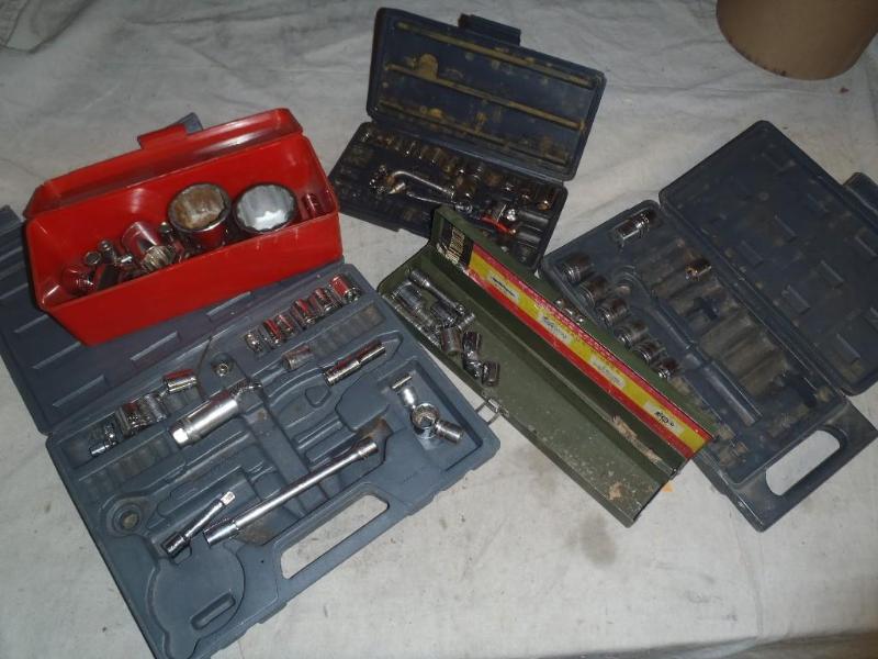 lot 173 image: Assorted Socket Wrench Sets...