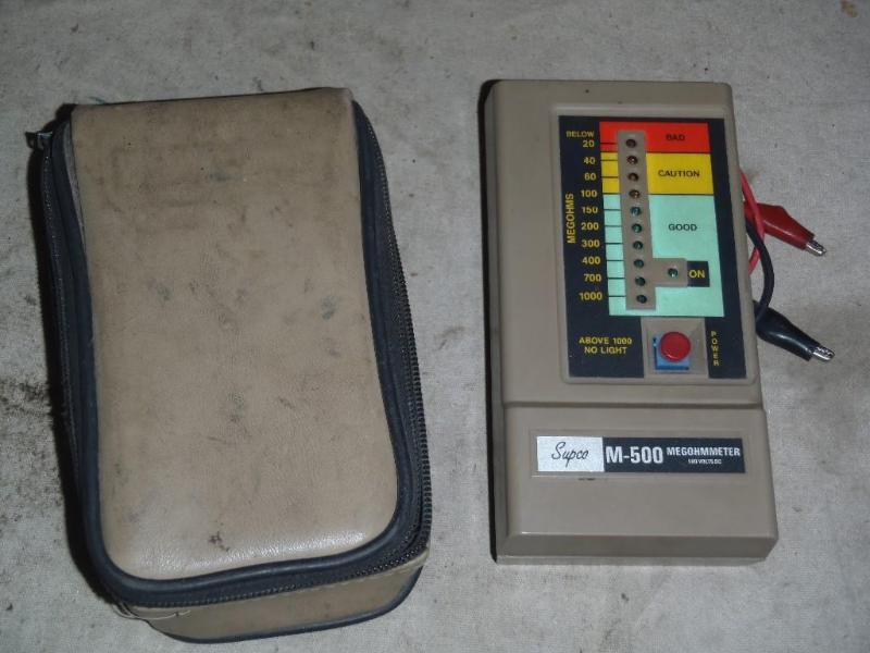 lot 202 image: Supco M-500 Megohmmeter...