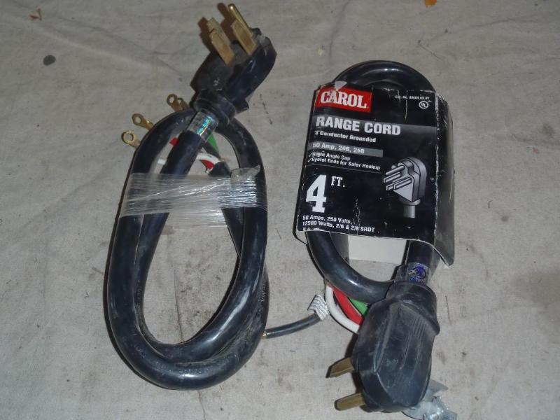 lot 213 image: Two (2) 4 Range Cords....