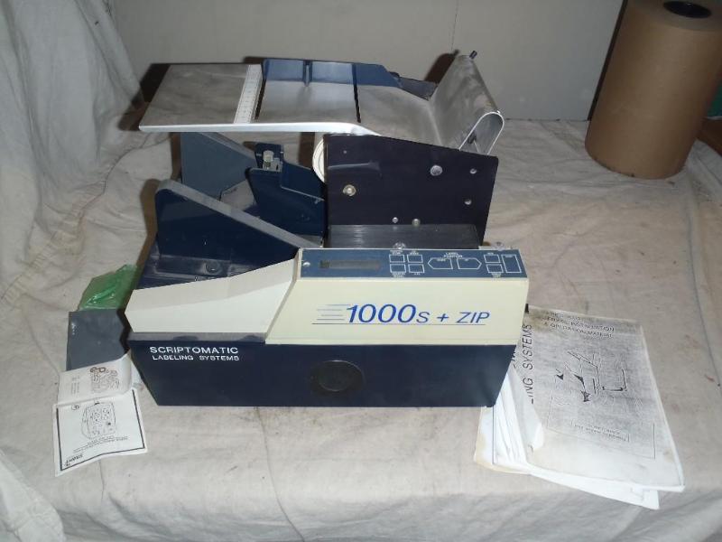 lot 231 image: Scriptomatic&nbsp1000SZip Labelin...