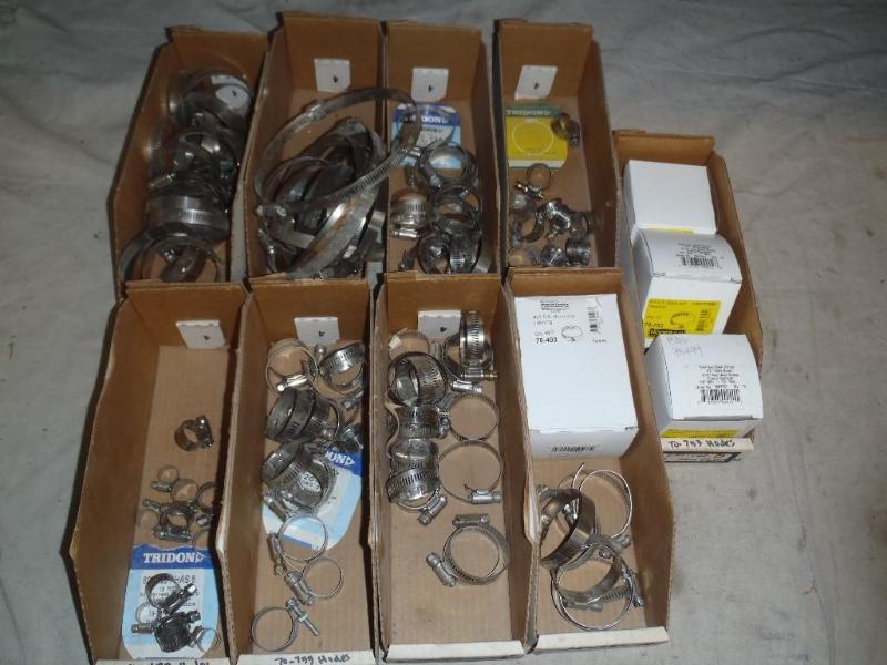 lot 268 image: Large Lot of Various Size Hose Clam...