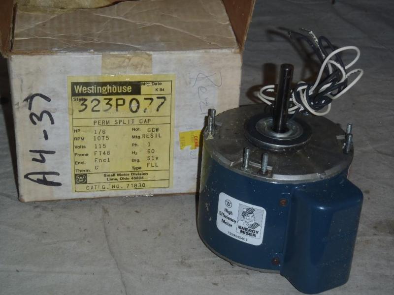 lot 42 image: Westinghouse 323P077 1075RPM&nbsp1...