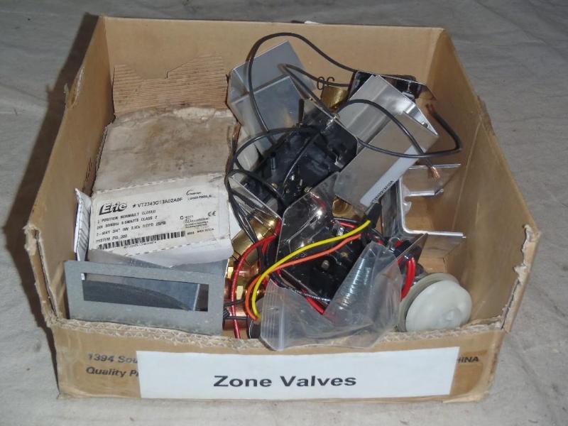 lot 50 image: Zone Valves and Parts.  ...