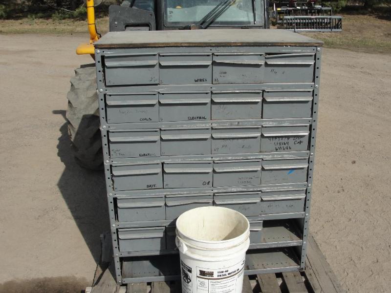 2- Bolt Cabinets w Contents...