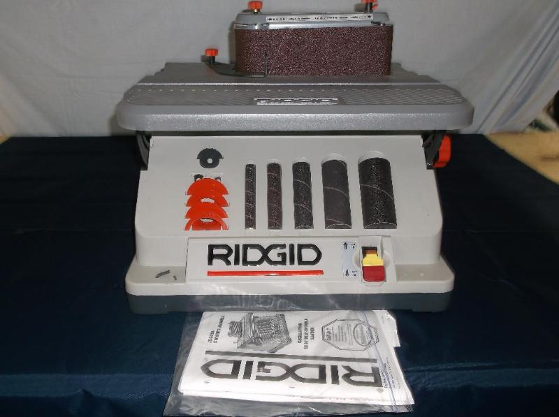 lot 17 image: Rigid Oscillating Edge belt spindle...