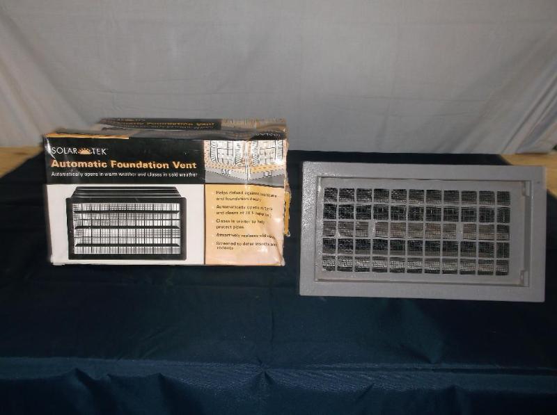 lot 19 image: Solar Tek Auto foundation vents. Ap...
