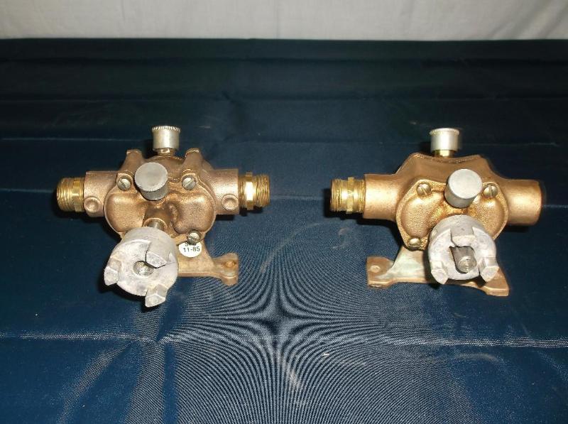 lot 20 image: 2 Brass Pumps....