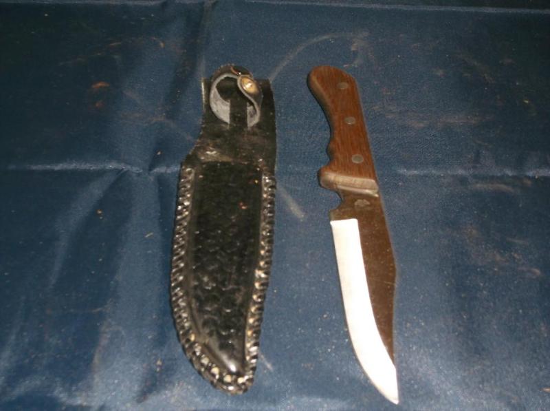 lot 22 image: Hunting Knife with Case....