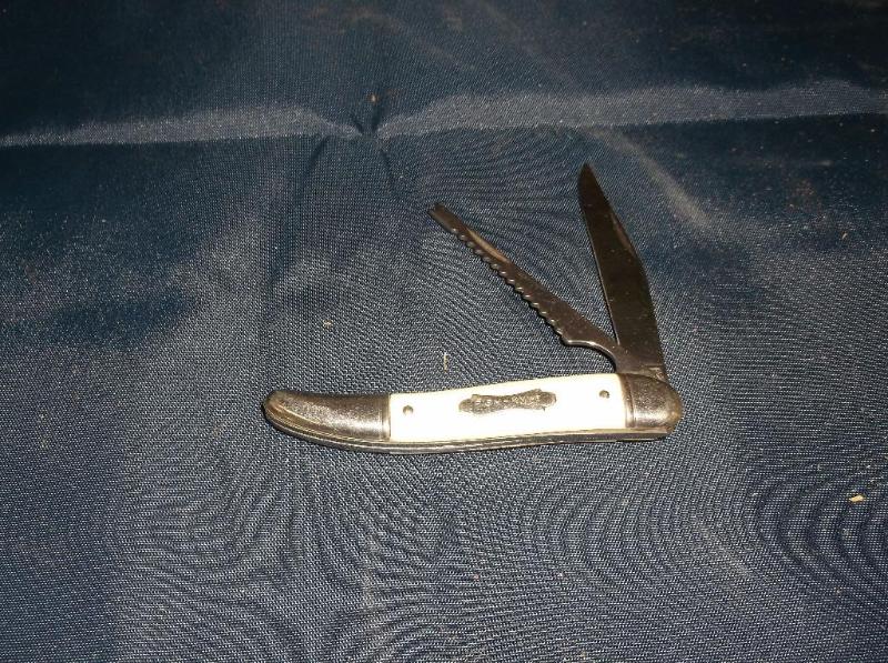 lot 25 image: Bone Tone Fish Knife. Very Good Con...