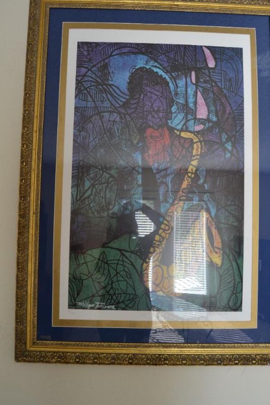 WILLIAM TOLLIVER  SAX PRINT