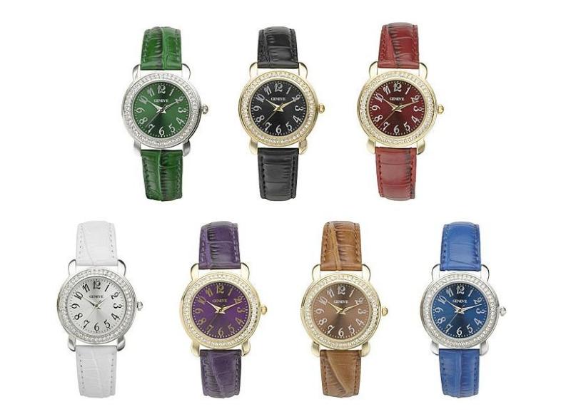Geneve Ladies 7 Piece Watch Set