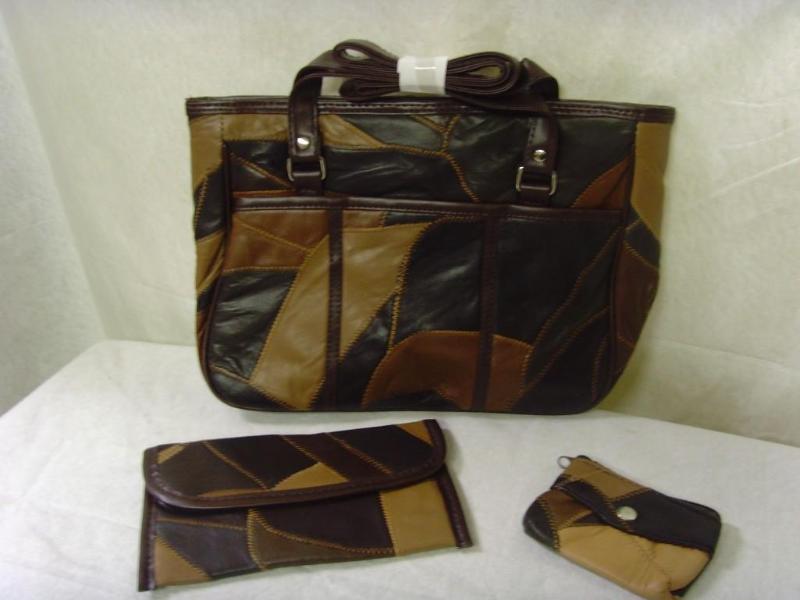 Leather Purse Set