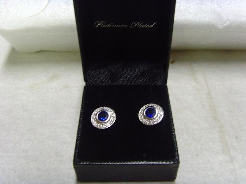 Platinum Plated Earring Set