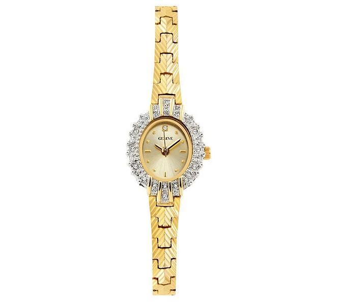 Geneve Two-Tone Diamond Watch