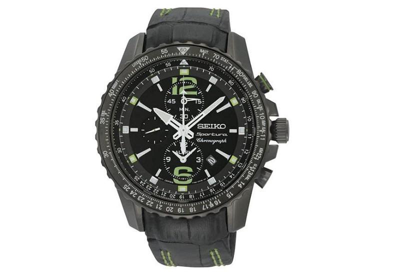 lot 12 image: Seiko Sportura Chronograph Watch