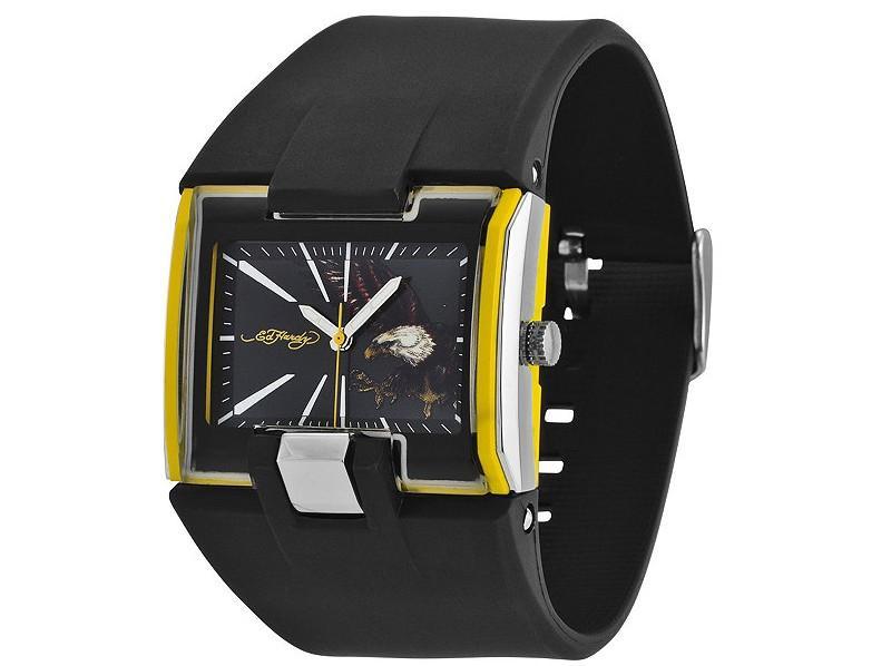 lot 19 image: Ed Hardy Mens Harley Watch