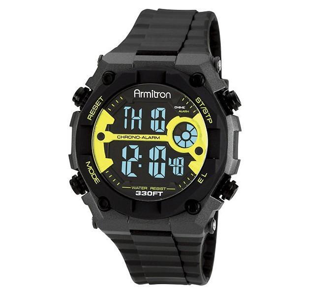 lot 2 image: Armitron Digital Chronograph Watch