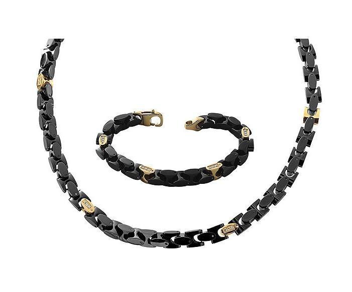 lot 37 image: Cubic Zirconia Necklace & Bracelet