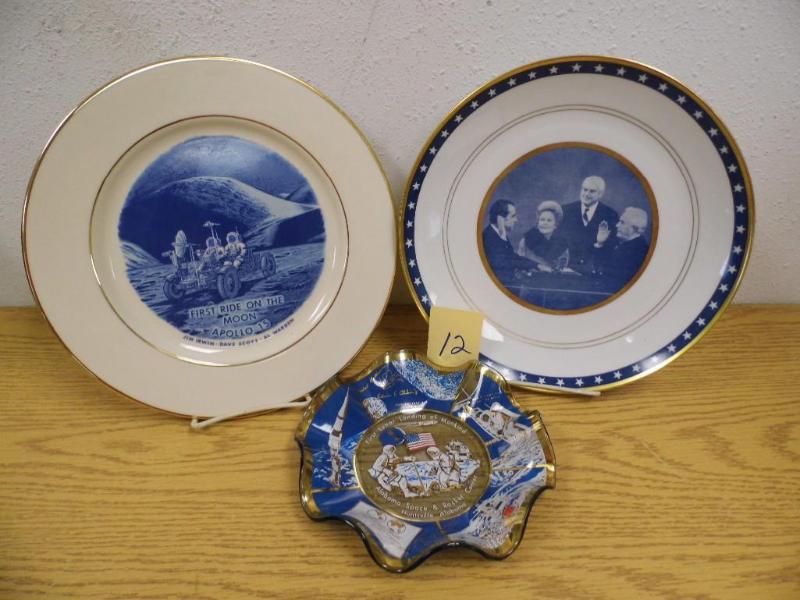 lot 12 image: Lot of 3 US History Plates