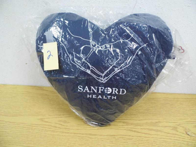 lot 2 image: Sanford Heart Pillow