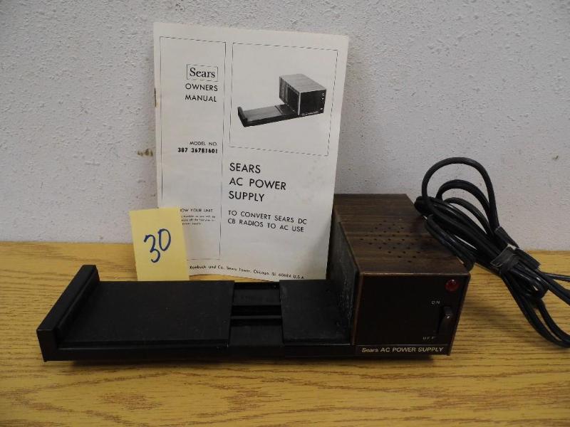 lot 30 image: Sears AC Power Supply