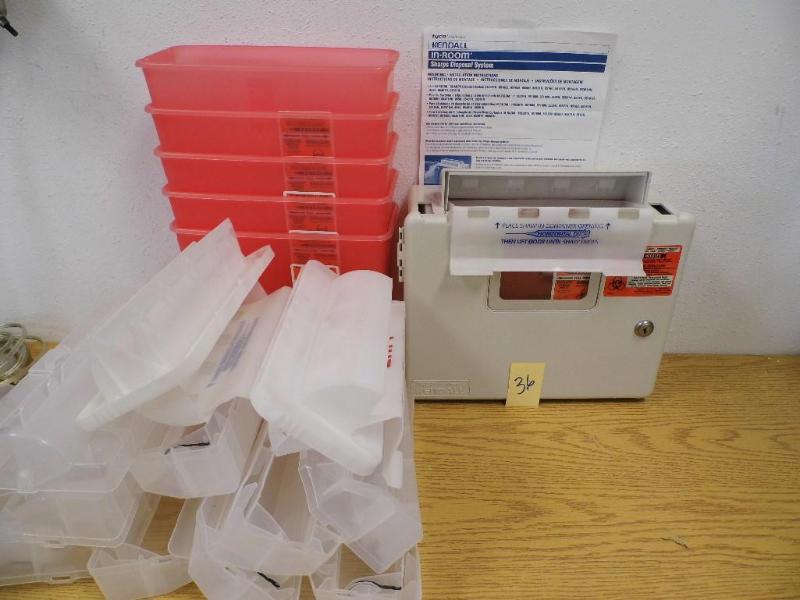 lot 36 image: New Kendall Sharps Disposal System