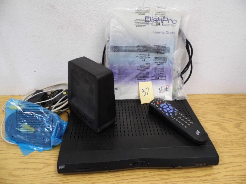 lot 37 image: DISH 311 Receiver with Remote and Maxtor Modem