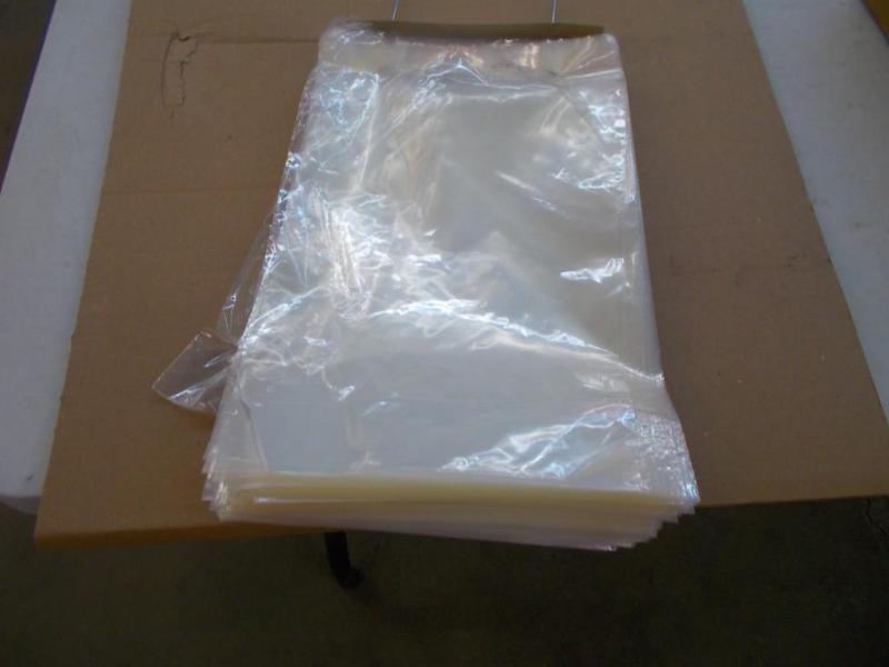 2 boxes of C.I. plain bread bags. 1...