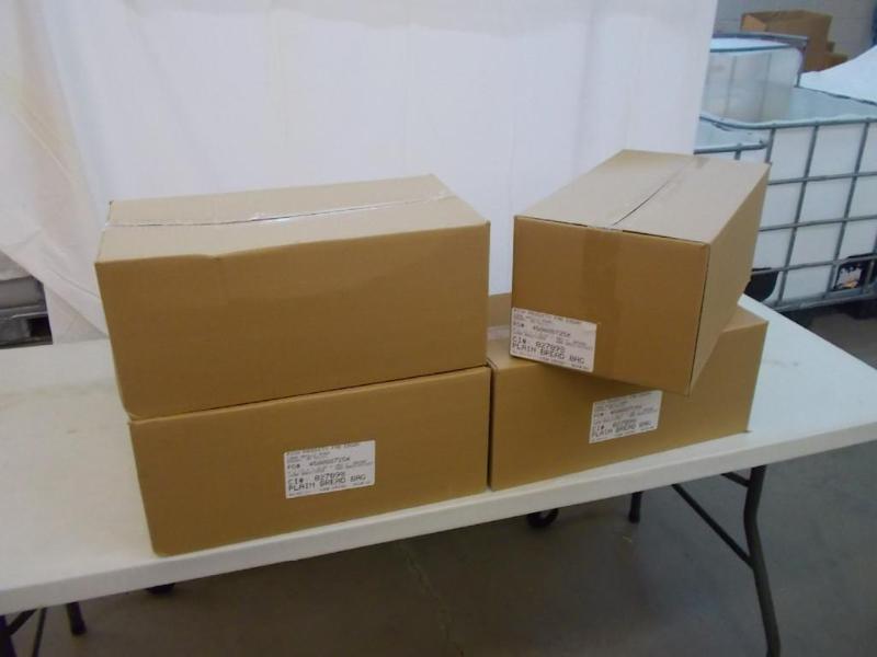 4 boxes of plain bread bags with wi...