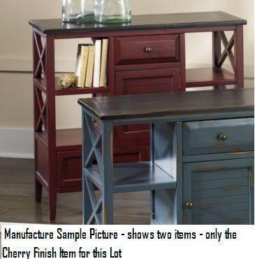 NEW Cherry Finish BuffetConsole Ca...