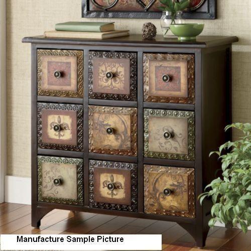 NEW Nine Drawer Scrolled Console - ...