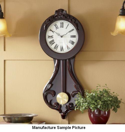 Carham Cherry Finish Clock -&nbspI...