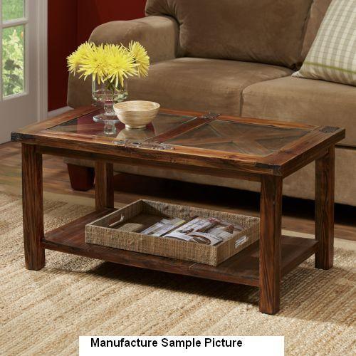Barn Door Coffee Table Exclusive -&...