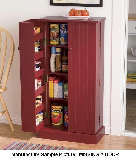Red Pantry - Our Red Kitchen Pantry...