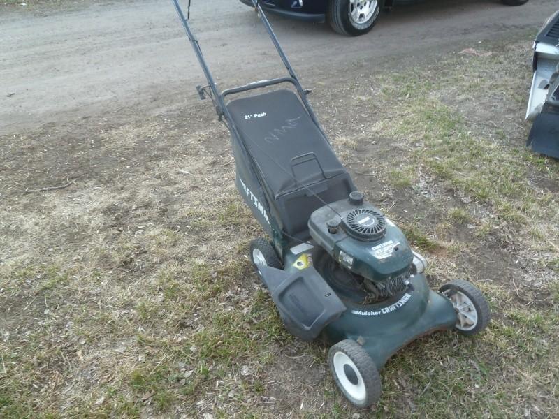 lot 26 image: Craftsmen Mower 21" wide deck...