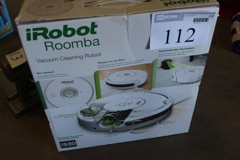 lot 112 image: iRobot, Roomba, Automatic Vacuum Cl...