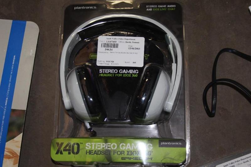 lot 136 image: Plantronics, Stereo Gaming, X-Box 3...