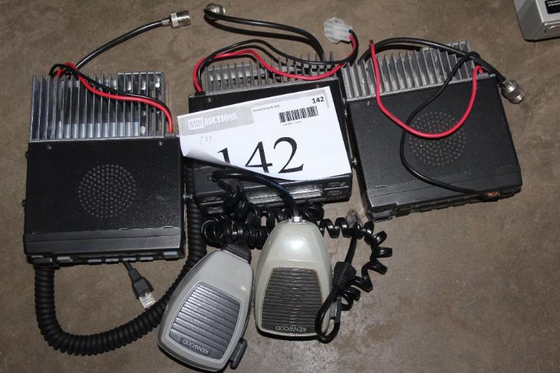lot 142 image: Lot of (3) Items (1) Kenwood, VHF ...