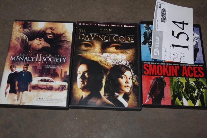 lot 154 image: Lot of (3) Movies (1) Menace 2 Soc...