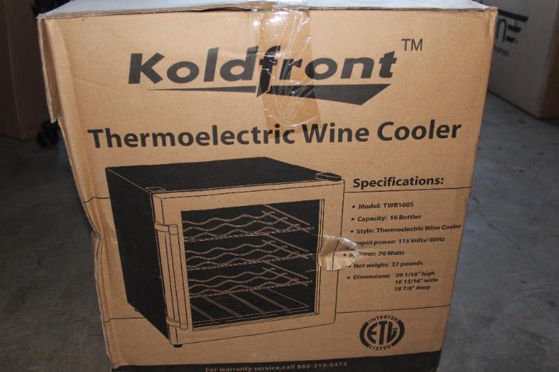 lot 180 image: Koldfront, Thermo Electric Wine Coo...