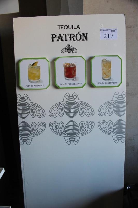lot 217 image: Tequila, Patron, Bee Design, Advert...