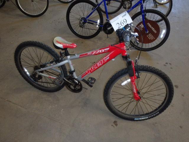 lot 269 image: Trek Bicycle, 220 MT Bike, Red and ...