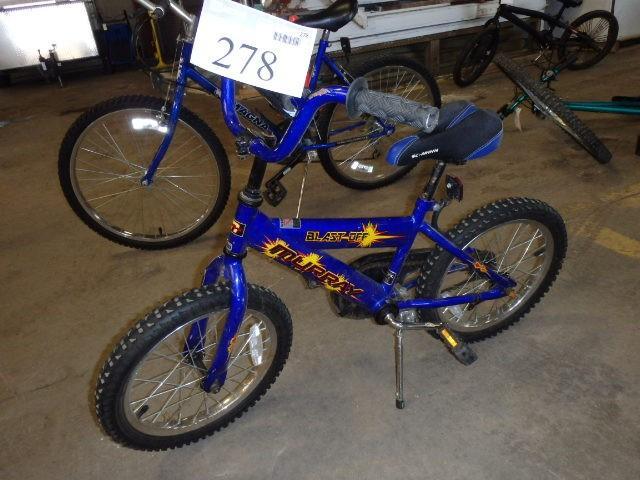 lot 278 image: Murray Bicycle, Childrens, Blue Fr...