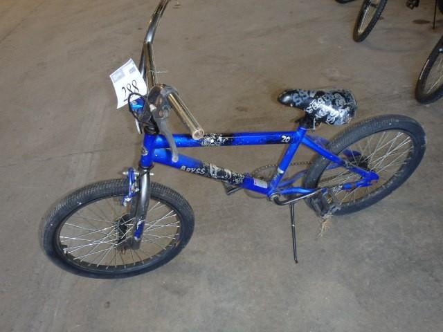 lot 288 image: Abyss Bicycle, BMX, Blue Frame, 16&...