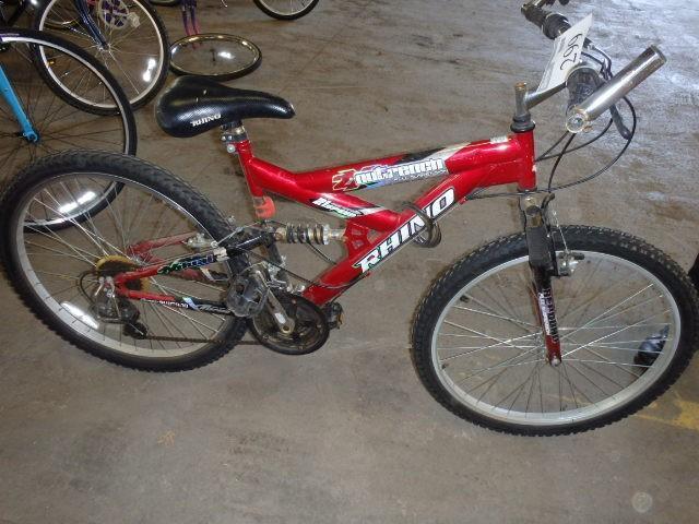 lot 299 image: Rhino Bicycle, Adult 21 Speed MT Bi...