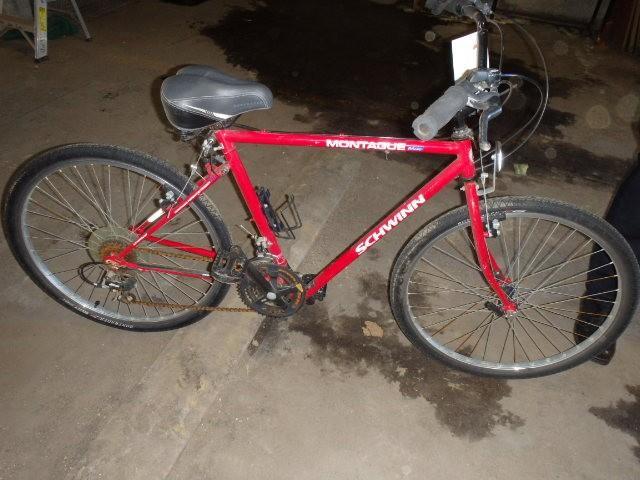 lot 322 image: Schwinn Bicycle, Red Frame, 22"...