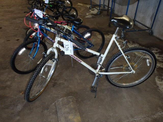 lot 326 image: Scwinn Bicycle, White with Red Writ...