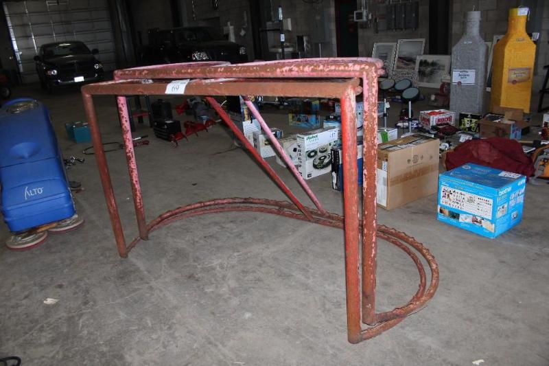 lot 69 image: Lot of (2) Hockey Goals with no net...
