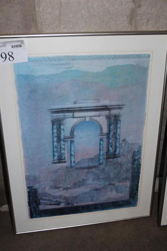 lot 98 image: Painting of Stone Structure, 29 12...